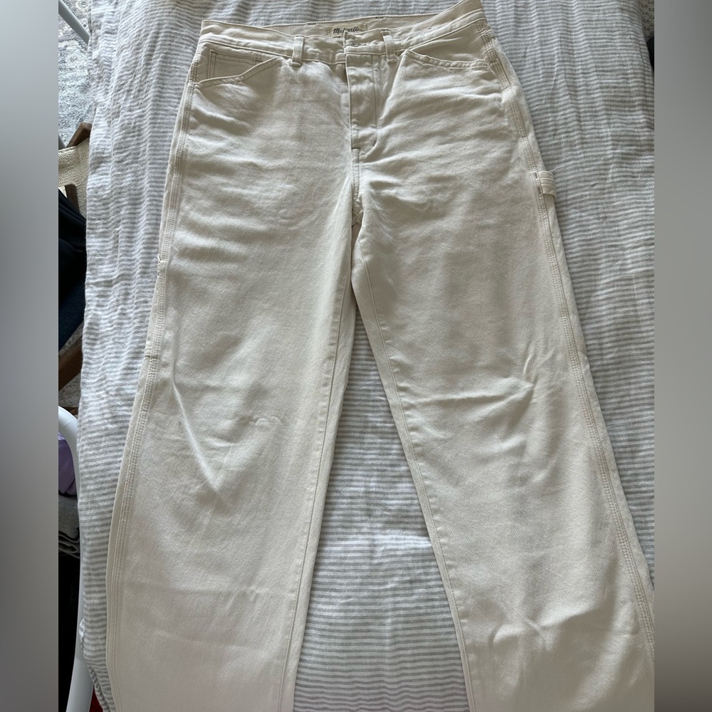 Madewell Low-Slung Carpenter Straight Jeans Vintage Canvas Size 28 NM211